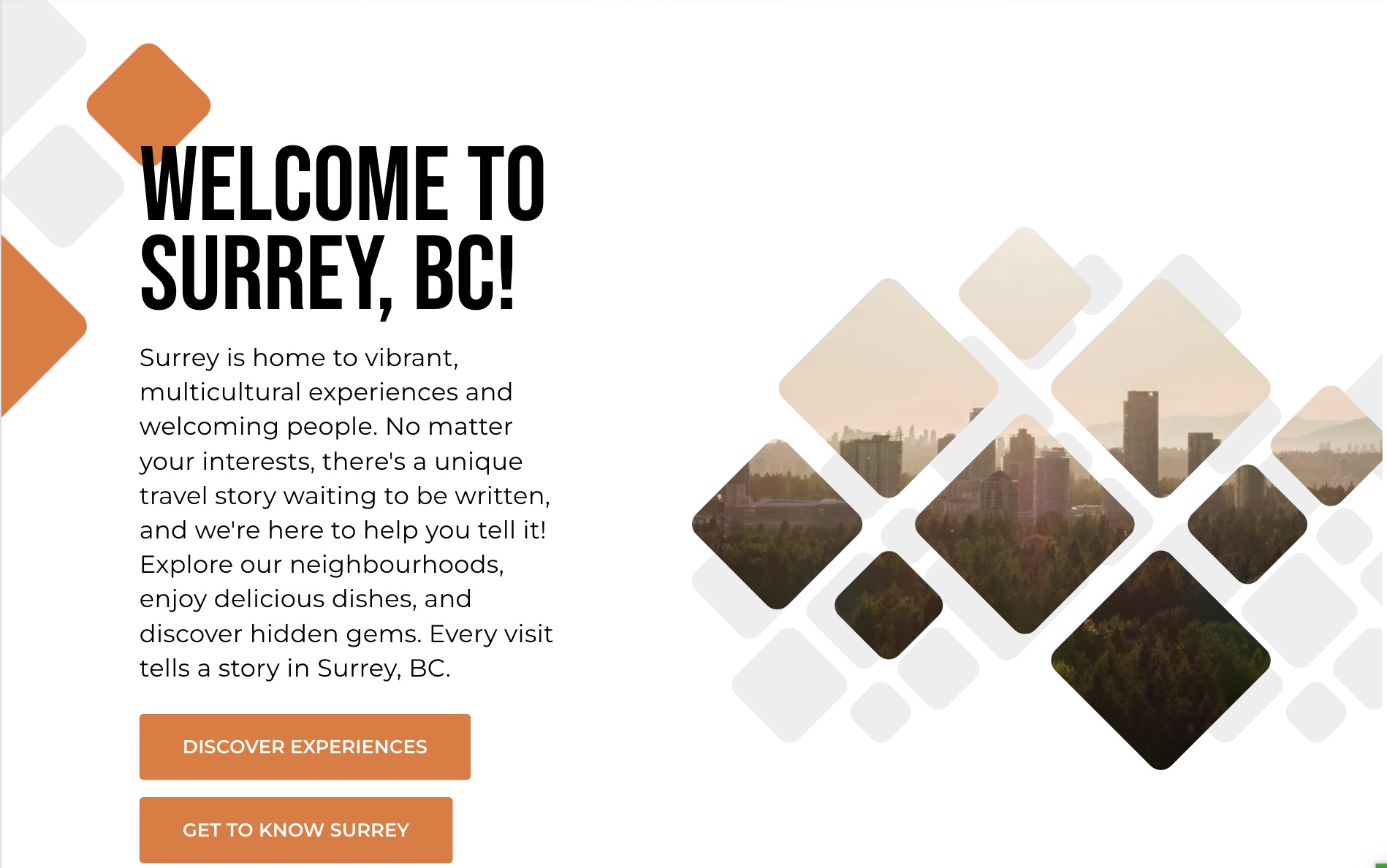 Welcome to Surrey Callout Content Settings