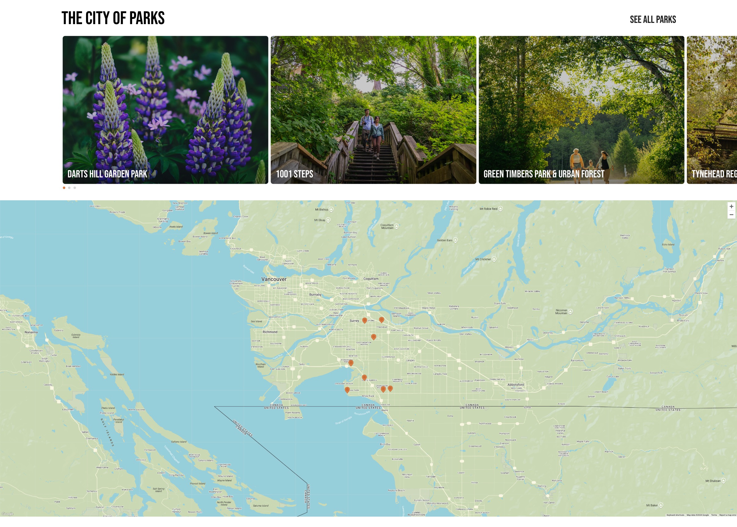 Taxonomy Map Block Display